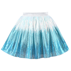Girls Skirt Mermaid Sparkly Sequin Tutu Party Ballet Dance Size 2-10 Years