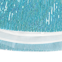 Girls Skirt Mermaid Sparkly Sequin Tutu Party Ballet Dance Size 2-10 Years