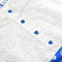 Girls Dress Lace Pearl Plum Blossom Elegant Princess Dress Size 4-14 Years