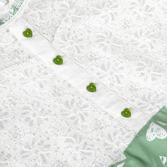 Girls Dress Lace Pearl Plum Blossom Elegant Princess Dress Size 4-14 Years