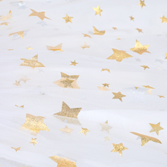 Girls Dress Christmas Vintage V-neck Hollow Back Gold Star Bow Tie Size 6-12 Years