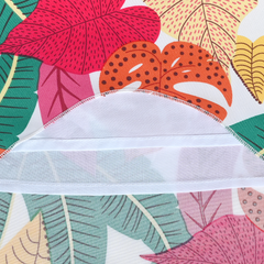 Girls Dress Flower Print Hanky Hem With Necklace Size 6-14 Years