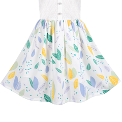 Girls Dress Lace Pearl Plum Blossom Elegant Princess Dress Size 4-14 Years