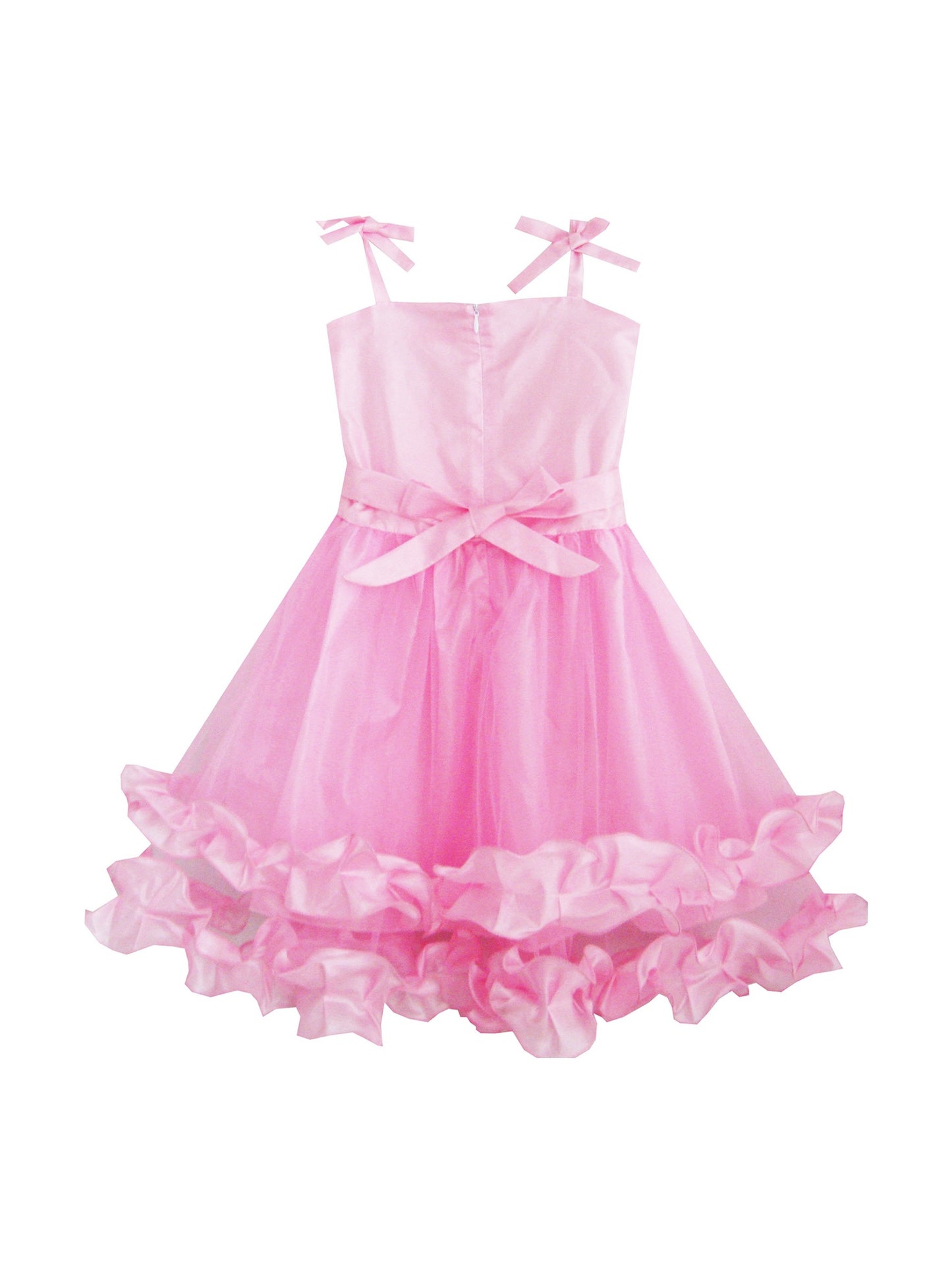 Girls Dress Pink Tulle Tutu Dance Pageant Kids Boutique Pink