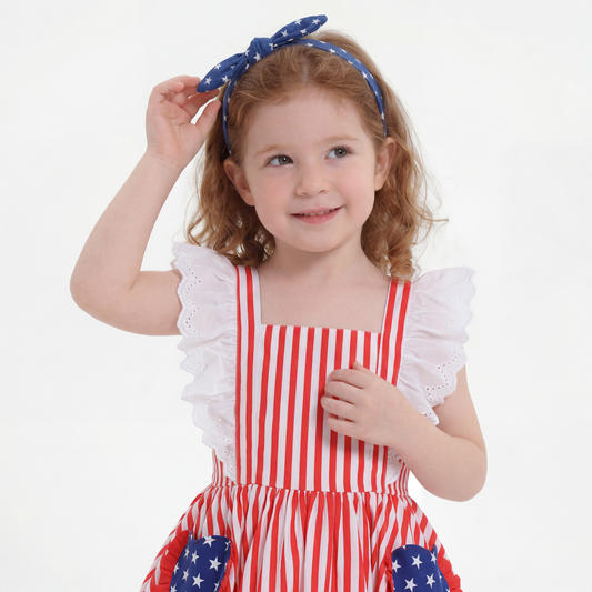 Sunny Fashion Girls Unicorn Rainbow Print Bowknot Princess Dress