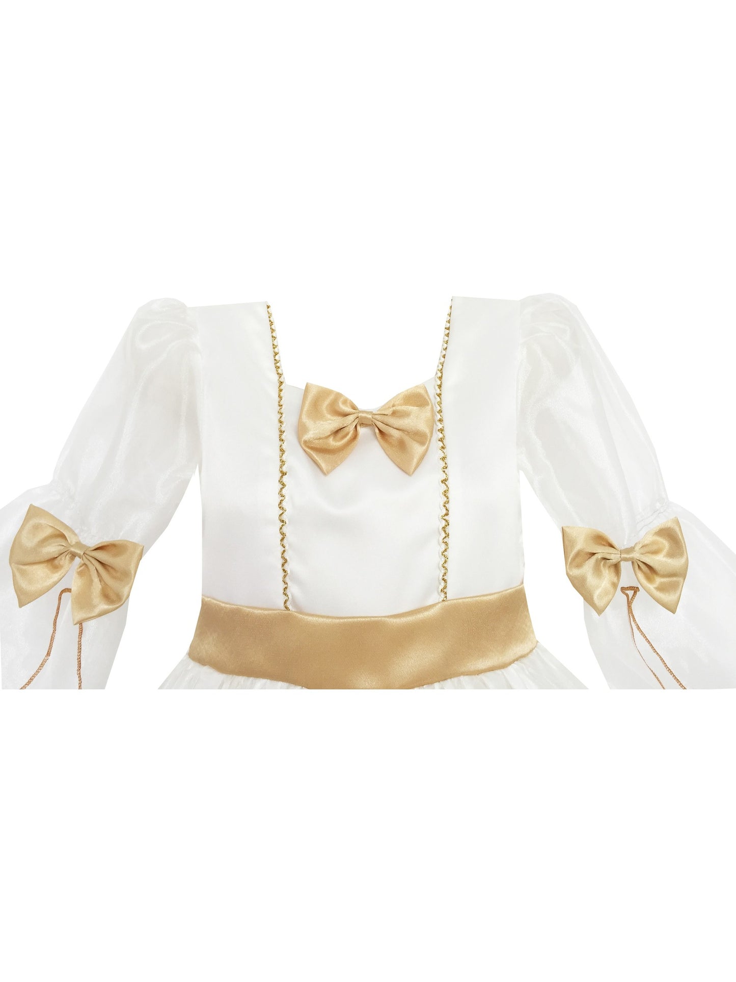 Flower Girl Dress Champagne Bow Tie Tulle Wedding Bridesmaid Ivorie