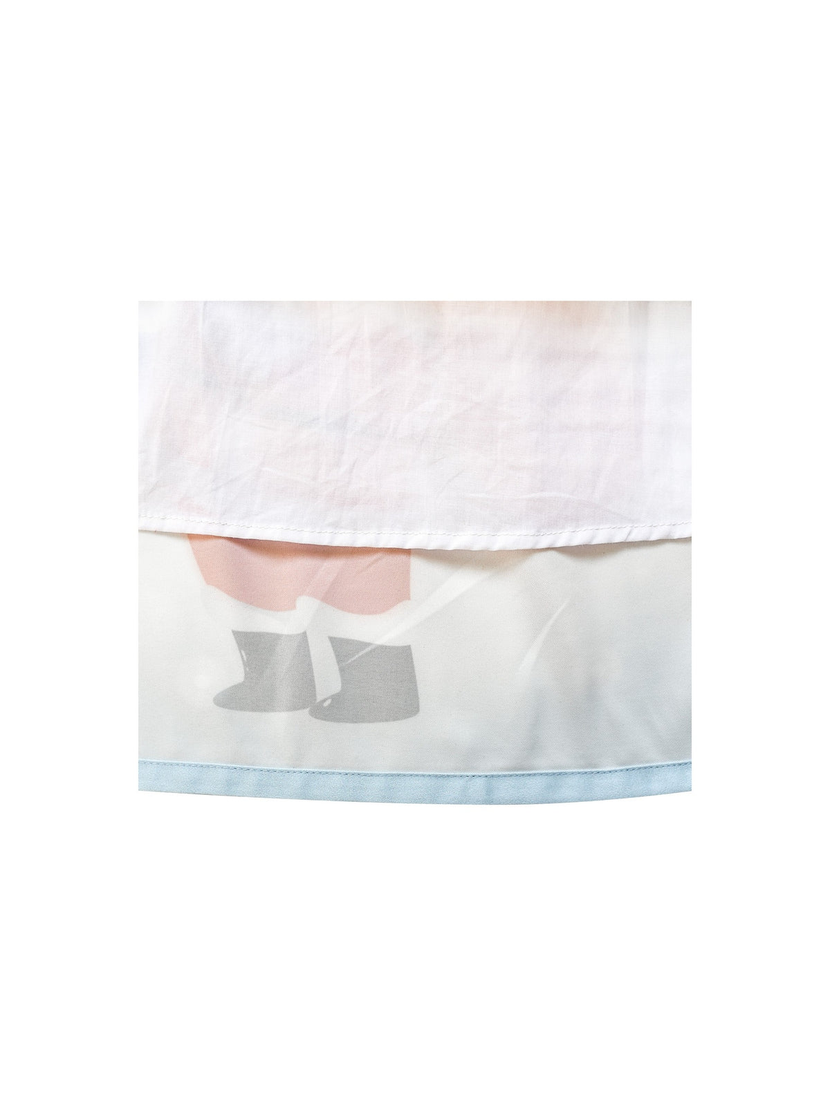 Girls Dress Christmas Santa Snow Xmas Party Turquoise - Sky Blue