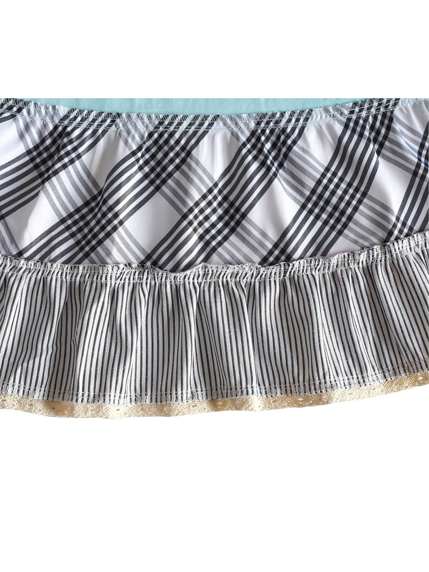 Girls Dress Blue Button Casual Short Sleeve Everyday Blue