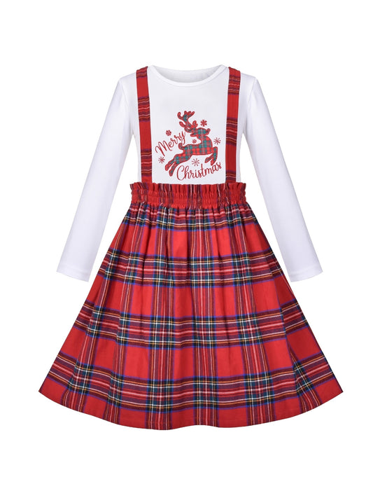 Girls Dress Champagne Multi-layers Wedding Pageant Kids Clothes Red