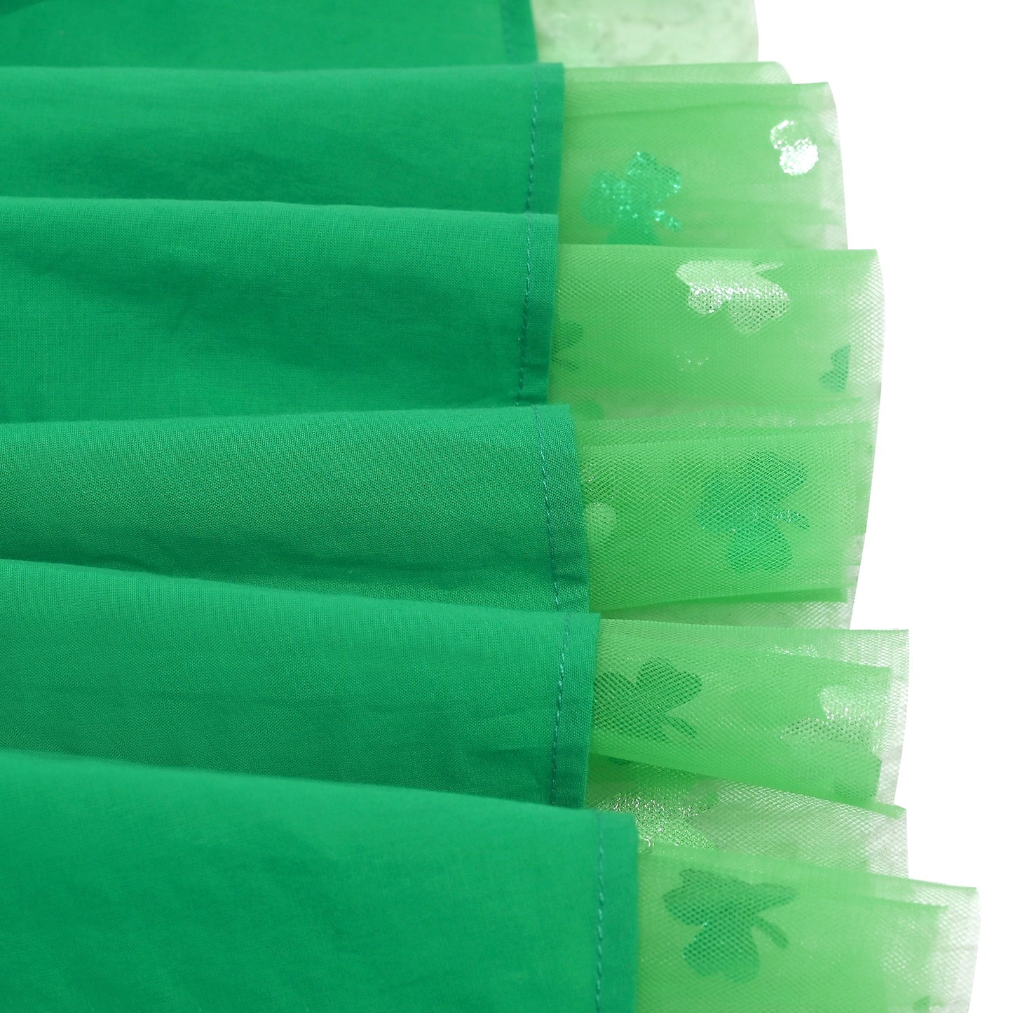 Girls Dress Long Sleeve Tutu Skirt Bow Tie Party Green