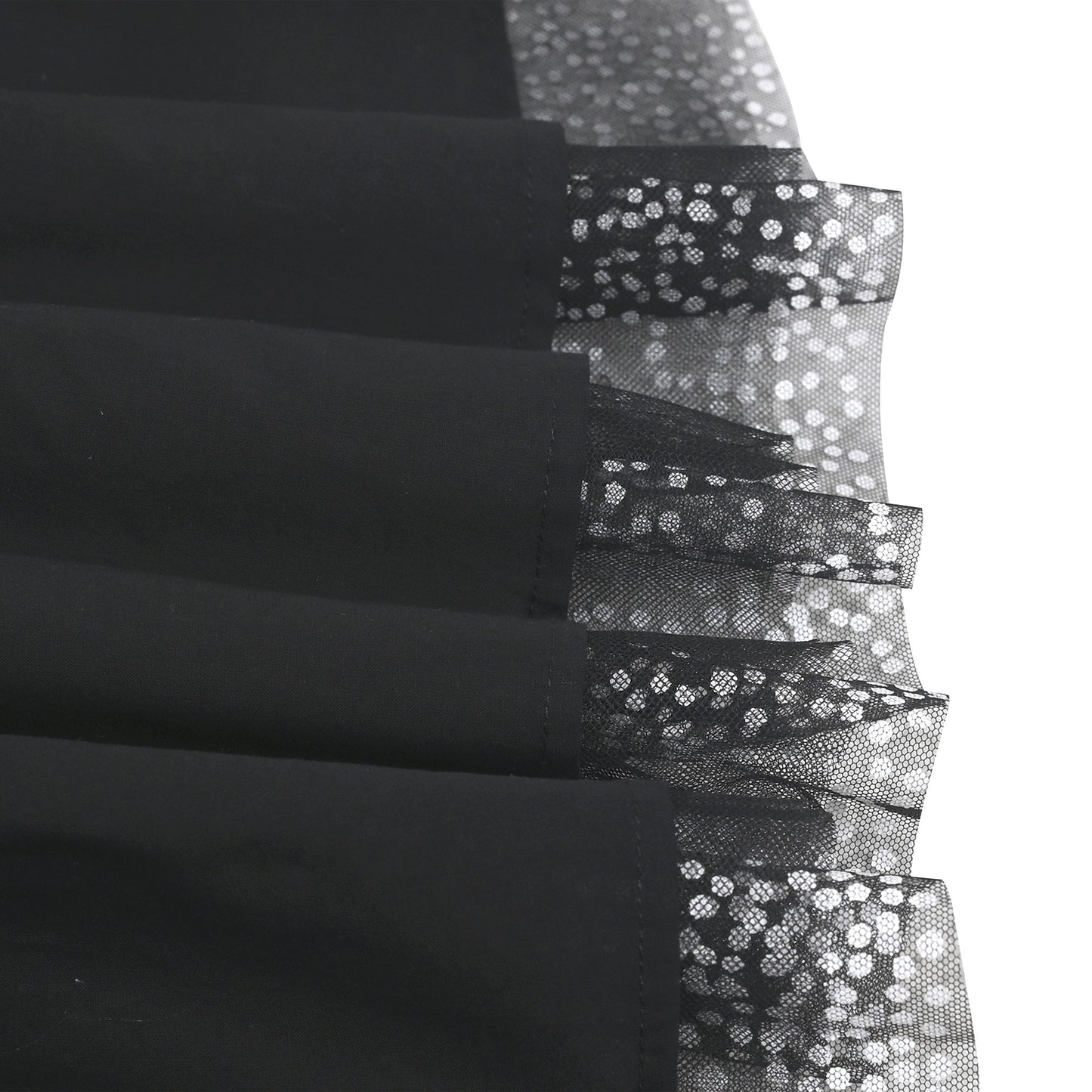 Girls Dress Purple V-neck Backless Glitter Tulle Pageant Wedding Princess Black