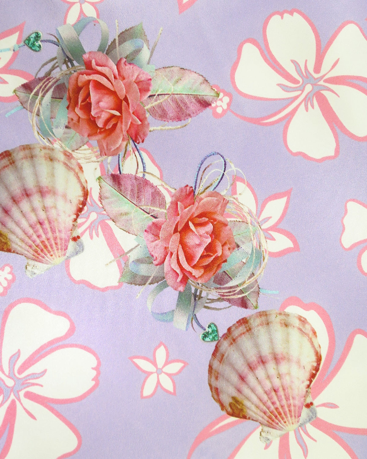 Girls Dress Pink Tulip Flower Bow Tie One Shoulder - Lavender Flower