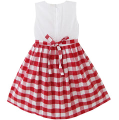 Girls Dress Tartan Size 4-10 Years