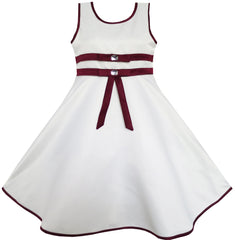 Girls Dress Lined Elegant Wedding Flower Girl Pageant Size 4-12 Years