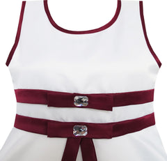 Girls Dress Lined Elegant Wedding Flower Girl Pageant Size 4-12 Years