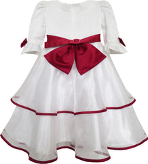 Annabelle Dress For Girls Clothing Bow Tie Lace Formal Party Size 12-12 Years