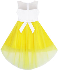 Girls Dress Sequin Mesh Party Princess Tulle Shiny Glitter Size 7-14 Years