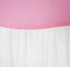 Girls Dress Pleated Collar Color Block Chiffon Size 7-16 Years