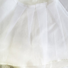 Flower Girls Dress Lace Hem Wedding First Communion Size 6-14 Years