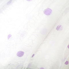 Flower Girls Dress Champagne Leaf Purple Dot Wedding Pageant Size 2-10 Years