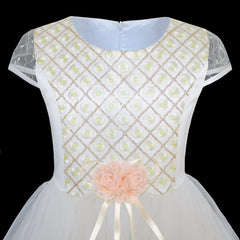 Flower Girls Dress Shinning Wedding Pageant Party Dress Size 3-10 Years