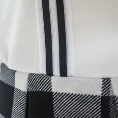 Girls Dress School Check Suspender Skirt Size 4-12 Years