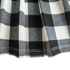 Girls Dress School Check Suspender Skirt Size 4-12 Years