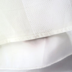 Girls Dress Rose Flower Embroidery Heart Shape Back Wedding Size 6-14 Years