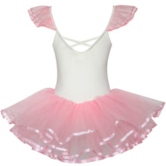 Girls Dress Cute Tutu Dancing Heart Party Size 2-8 Years