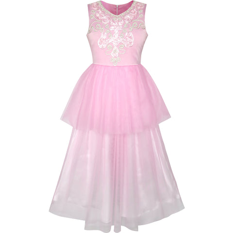 Flower Girls Dress Dancing Ball Gown Princess Party Size 6-14 Years