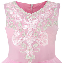 Flower Girls Dress Dancing Ball Gown Princess Party Size 6-14 Years