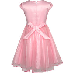 Flower Girls Dress Dimensional Cutting-Edge Skirt Pageant Size 6-12 Years