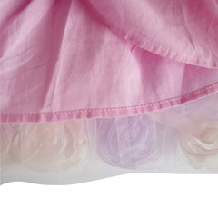 Girls Skirt Rose Flower Tutu Dancing Dress Size 2-12 Years