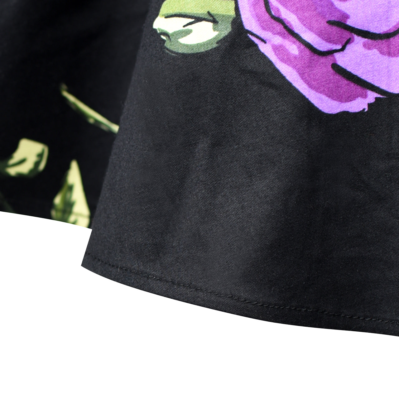 Girls Dress Black And Purple Flower Halter Dress Size 7-14 Years