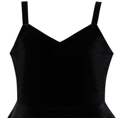 Girls Dress Strap Tank Velvet Party Princess Size 3-8 Years
