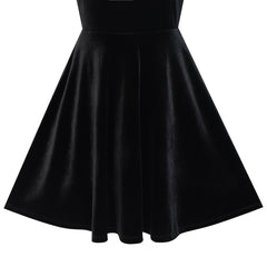 Girls Dress Strap Tank Velvet Party Princess Size 3-8 Years