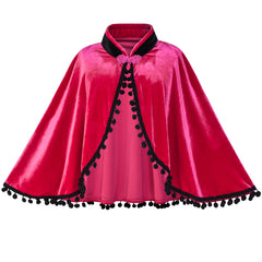 Princess Dress Anna Costume Dress Up Cosplay Cloak Snowflake