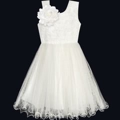 Flower Girl Dress Sequin Bridesmaid Wedding Party Size 5-14 Years