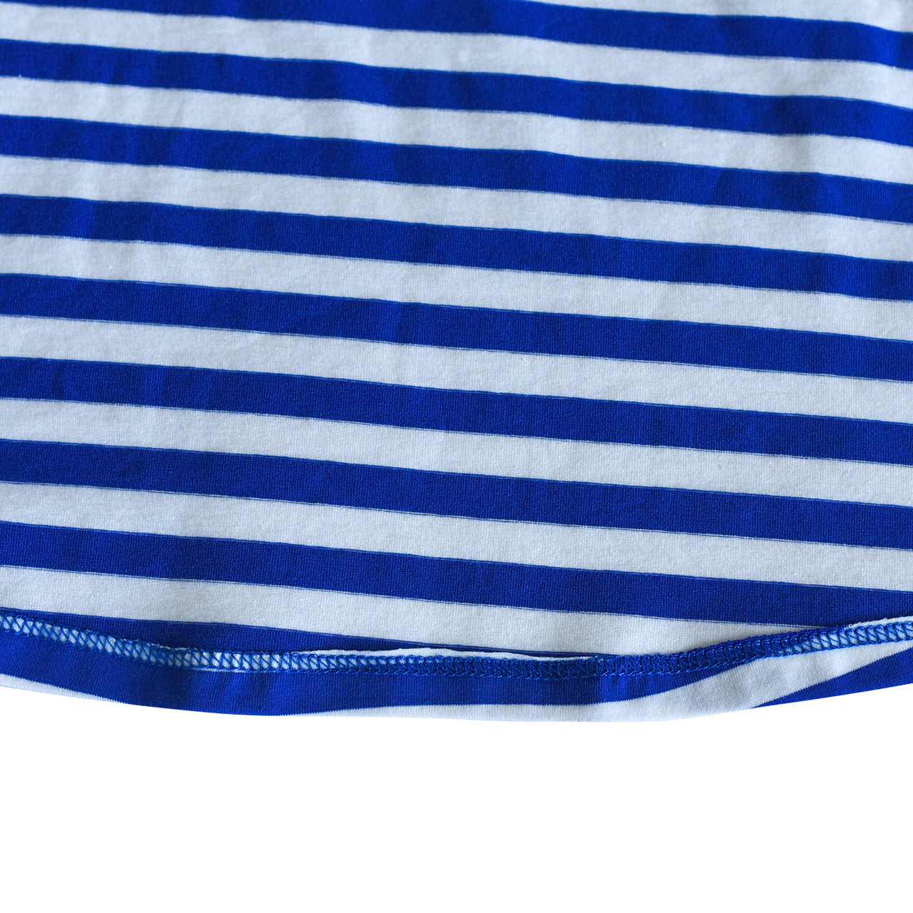 Girls Dress Navy Blue Cotton Dog Reversible Sequin Striped Size 7-14 Years