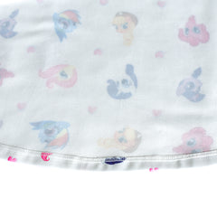 Girls Dress Cartoon Printed Colorful Short Sleeve Dress Size 4-10 Years