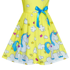 Girls Dress Unicorn Halloween Costume Party Princess Size 2-6 Years