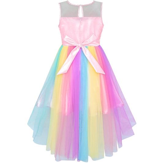 Flower Girls Dress Holiday Party Wedding Birthday Size 4-14 Years