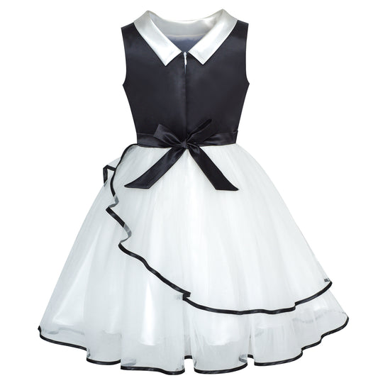 Flower Girls Dress Butterfly Pageant Party Size 6-12 Years