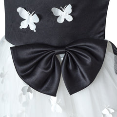 Flower Girls Dress Butterfly Pageant Party Size 6-12 Years