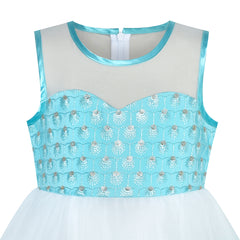 Flower Girls Dress Tiered Ruffle Skirt Pageant Size 3-10 Years