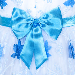 Girls Dress One-shoulder Maple Leaf Pageant Wedding Size 5-12 Years