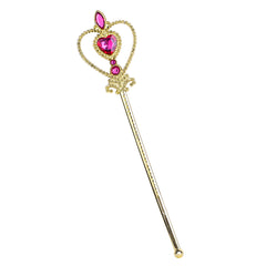 Girls Dress Belle Costume Accessories Crown Magic Wand Size 3-8 Years