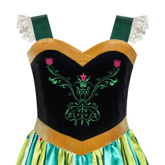 Princess Dress Up Anna Girls Accessories Crown Magic Wand Size 6-12 Years