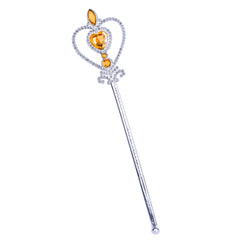 Girls Dress Belle Costume Accessories Crown Magic Wand Size 6-12 Years
