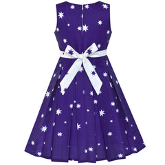 Girls Dress Australia National Flag National Day Color Contrast Size 4-14 Years